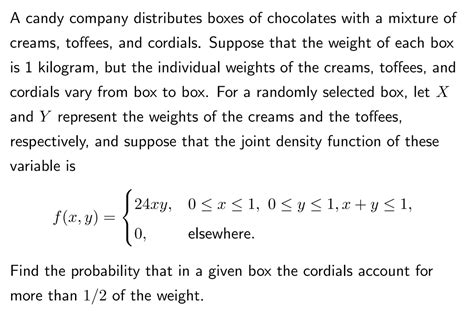 Solved Problem 4. A candy company distributes 